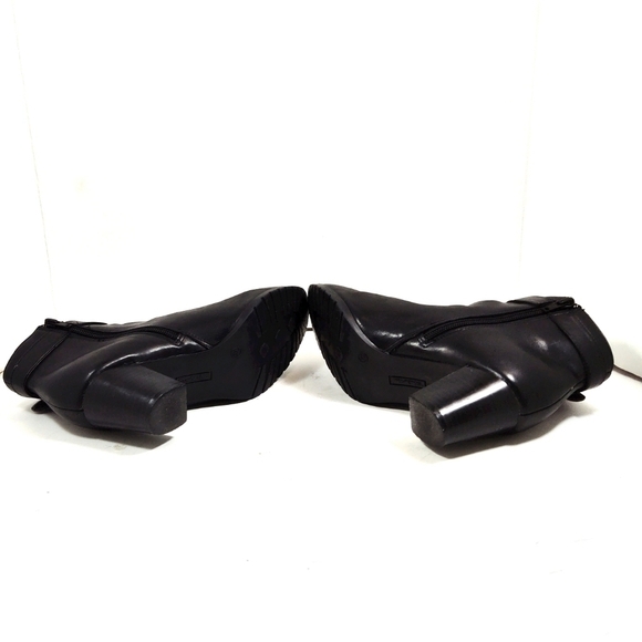 Thom Mcan ankle boots black leather ankle Size: 7W - Picture 4 of 4